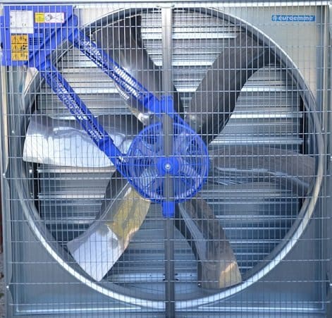 Wentylator Munters EM50, śmigło z stali nierdzewnej