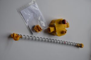 Regulator ciśnienia przy spadku posadzki