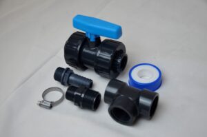 Zawór ze przejściem na węża