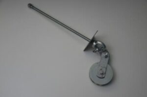 BLOCZEK STALOWY Z PRĘTEM GWINTOWANYM