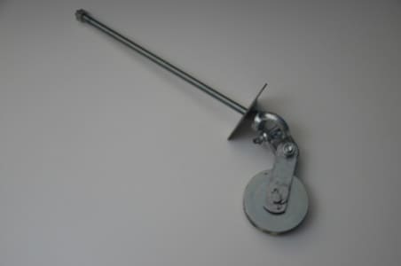 BLOCZEK STALOWY Z PRĘTEM GWINTOWANYM