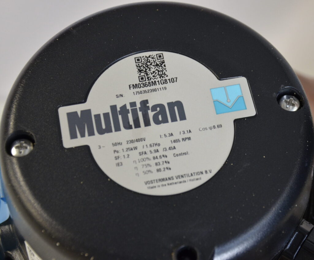 MULTIFAN MOTOREDUKTOR DO WENTYLATORA 150 CM, 2 KM